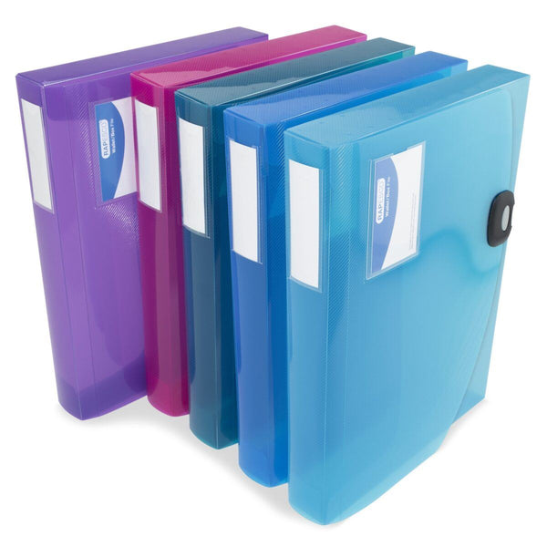 A4 Rigid Wallet Box - RAPESCO Assorted Colours 40mm ROP1690